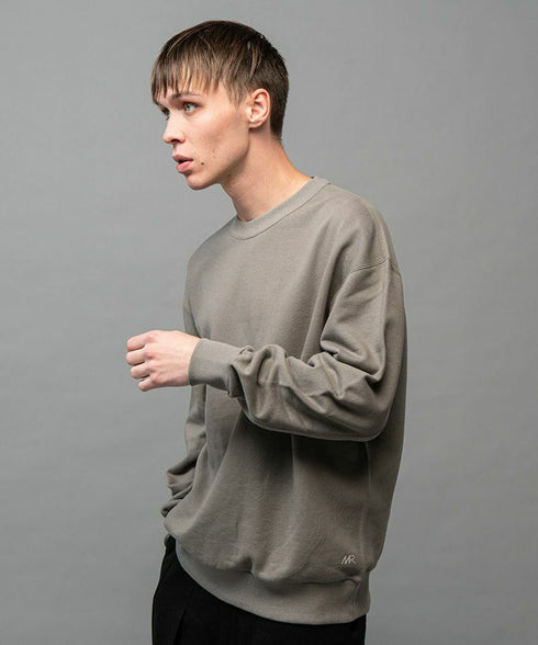 MR.OLIVE/COTTON BASIC URAKE -STANDARD CREW NECK SWEAT SHIRTミスターオリーブ/コットンベーシック裏毛/スタンダードクルーネックスウェット